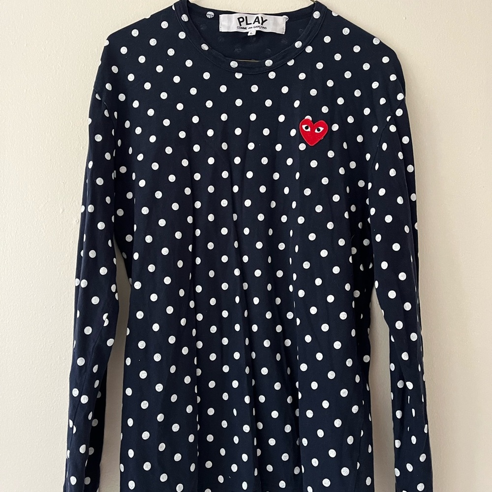 Authentic CDG PLAY Polkadot Shirt